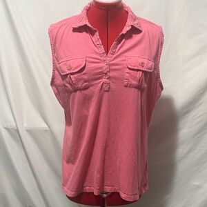 Tommy Hilfiger Pink Sleeveless Blouse